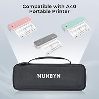 Hartschalen-Tasche Für Jaden/Munbyn ITP01 Drucker – Stoßfeste Tragetasche Mit Zubehörfach