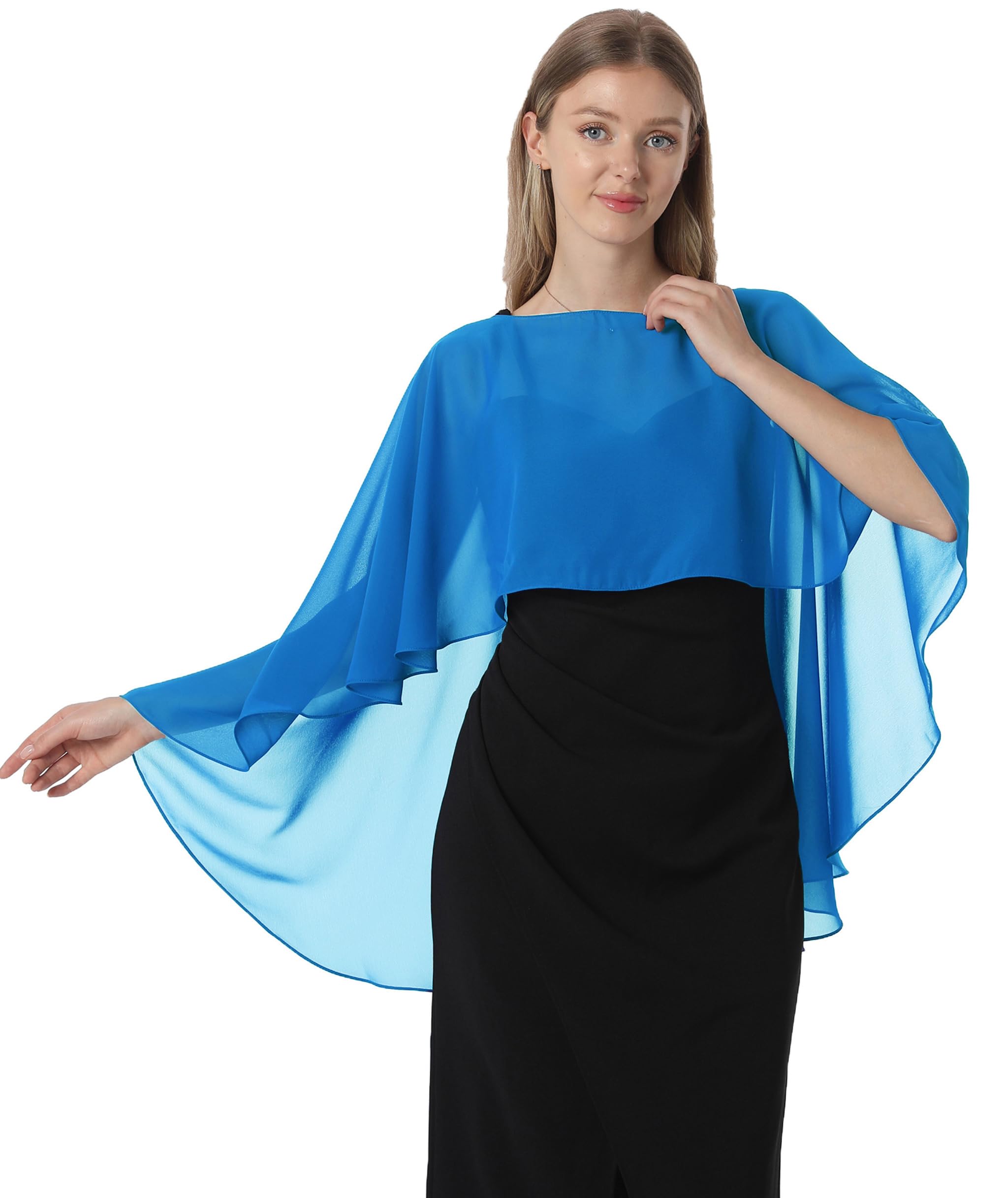Chiffon Cape001 Chal de pashmina Mujer