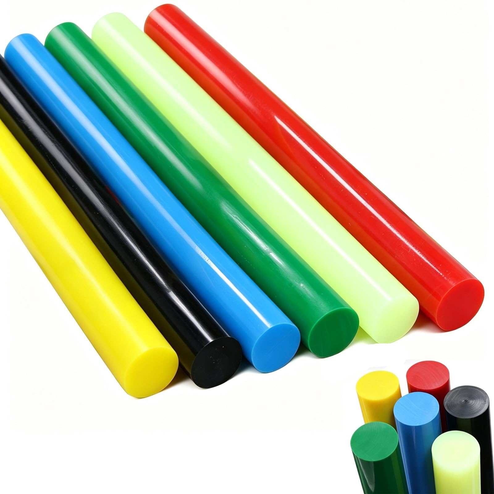 1 pezzo Barra Poliuretano Piena PU 90A Ø10-95mm L 50cm Tondo Asta