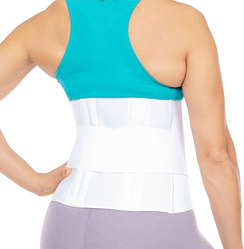 Miniatura 6 de BraceAbility faja lumbar de tamaño grande y alto para el dolor de espalda baja relacionado con la obesidad en talla extra grande pesado o con