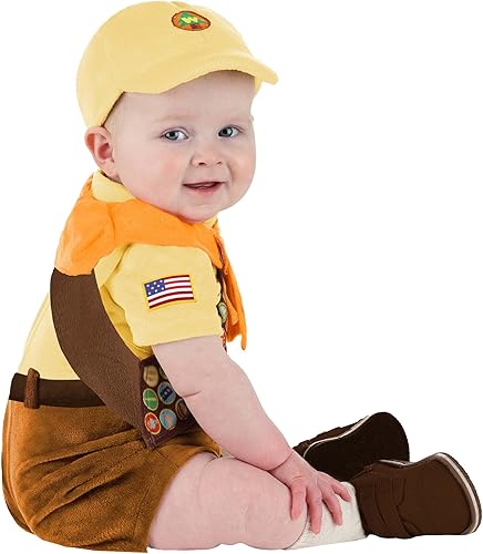 Miniatura 6 de Adorable Adventure Begins Disney and Pixar Russell Up Infant Costume - Let Your Little Explorer Soar with Joy!