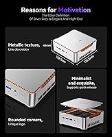 Vista 7 de Mini PC con Windows 11 Pro, 8 GB DDR4 128 GB SSD Intel Celeron J4125 Mini computadora de escritorio, compatible con SSD de 2.5 pulgadas, 2.4G+5.0G