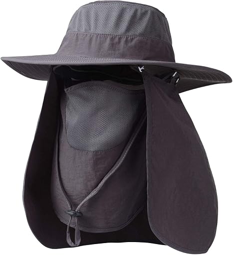 KOOLSOLY Fishing Hat,Sun Cap with UPF 50+ Sun Protection and Neck Flap,for Man and Women