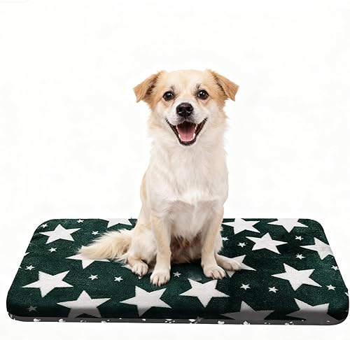 Miniatura 16 de Cama para Perros Lavable de Felpa Ortopédica para Exteriores Alfombrilla de Jaula con Fondo Antideslizante, Almohadilla Suave de Lujo para Perrera 4