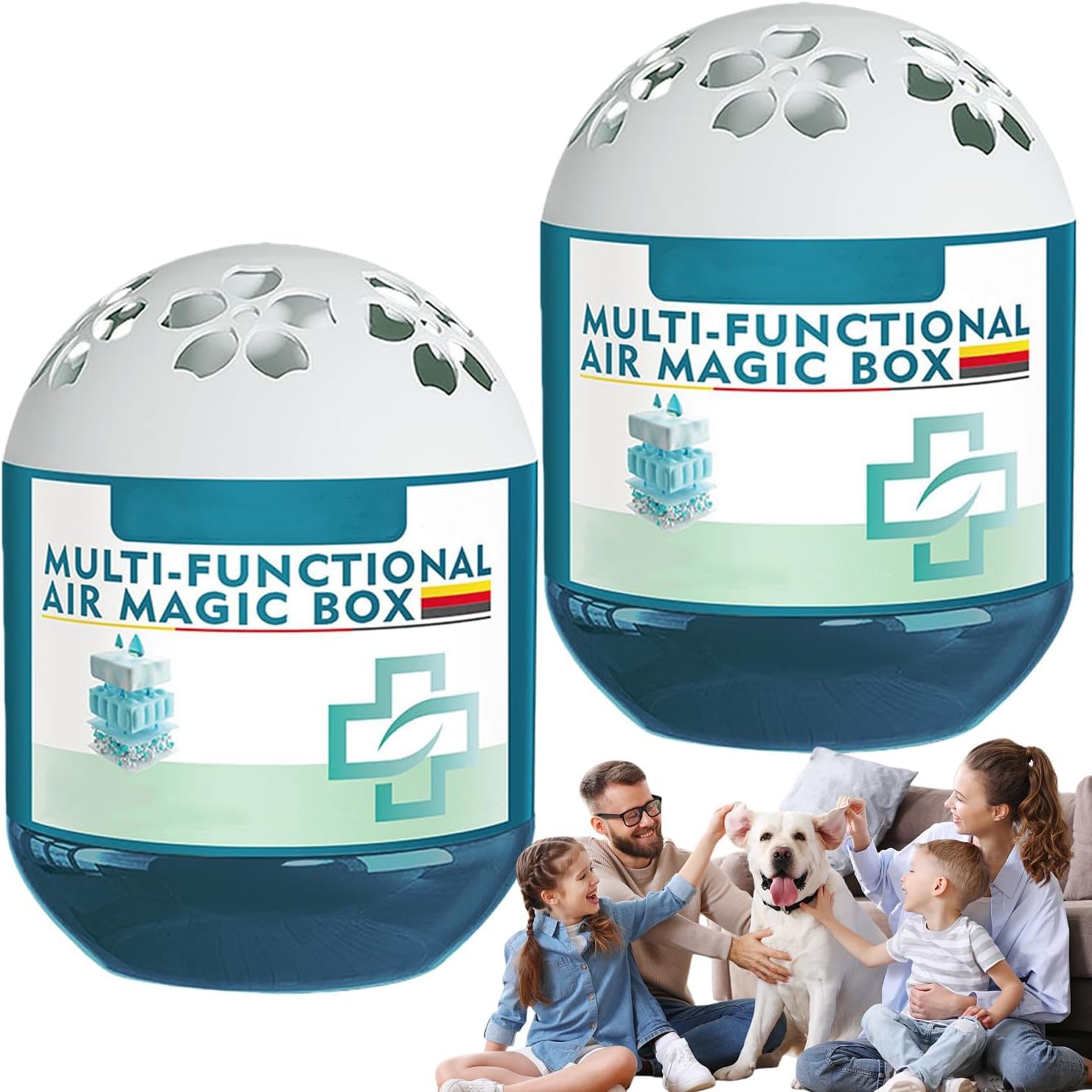 2pcs Air Magic Box - Indoor Air Purification Dust Removal Magic Box Multi-functional Air Magic Box Cleaner No