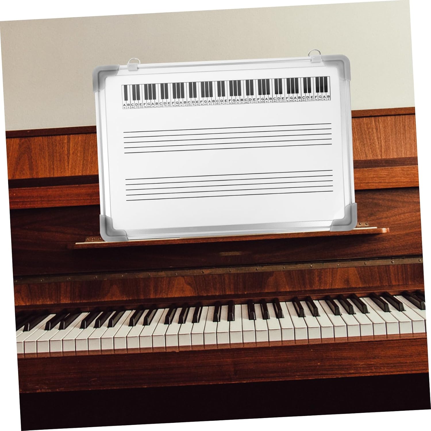 Erasable Staff Writing Board Portable Music Staff Whiteboard for Learning Tools Classroom