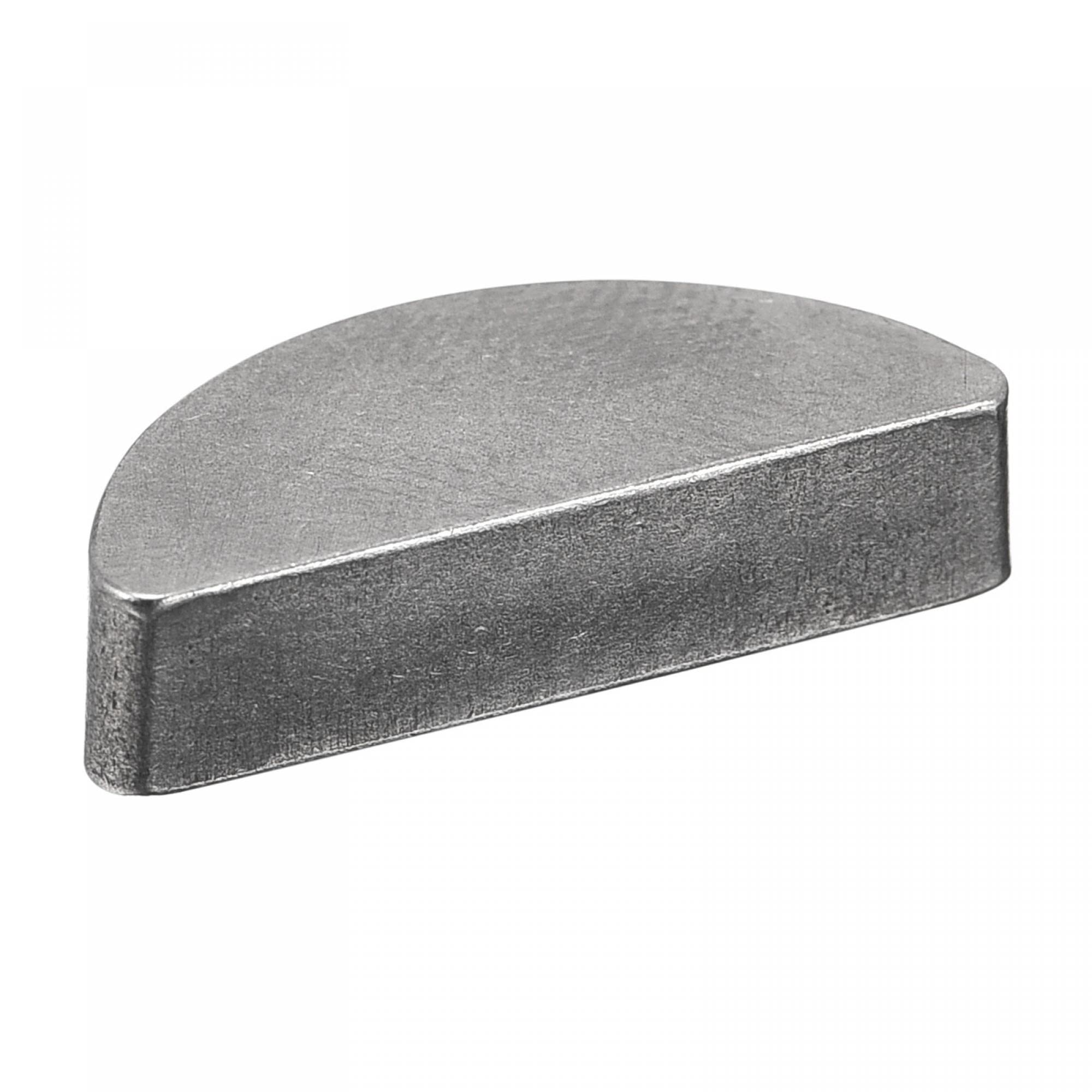 sourcing map Clavette Demi Lune 10pcs 45# Acier 22mm Longueur x 9mm Largeur x 5mm Épaisseur Demi-cercle Clé