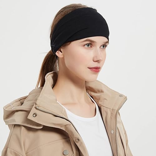 Vista 13 de Diadema deportiva para hombre, 5 unidades, para correr, ciclismo, baloncesto, yoga, entrenamiento de fitness, banda elástica unisex Diseño de rayas.