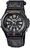 Reloj analógico Casio FT500WC-1BV Forester Illuminator para hombre, luz LED, esfera negra y correa de velcro 1