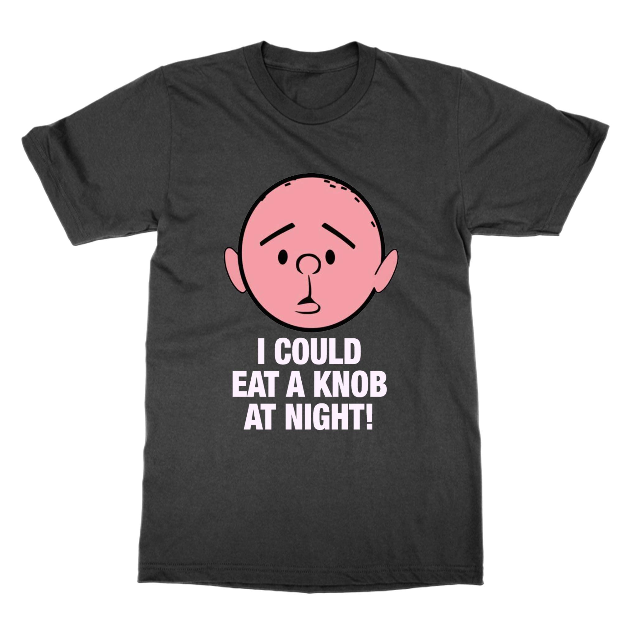 Cliquewear Black I Could Eat A Knob At Night T-Shirt (, L)