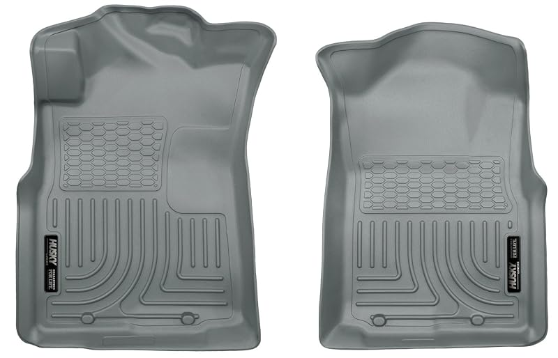 Tapete Automotivo Husky Liners Weatherbeater Cinza sob Medida para Toyota Tacoma Cabine Dupla, Access e Standard 2005–2015, Dianteiro, TPO, Modelo 13942