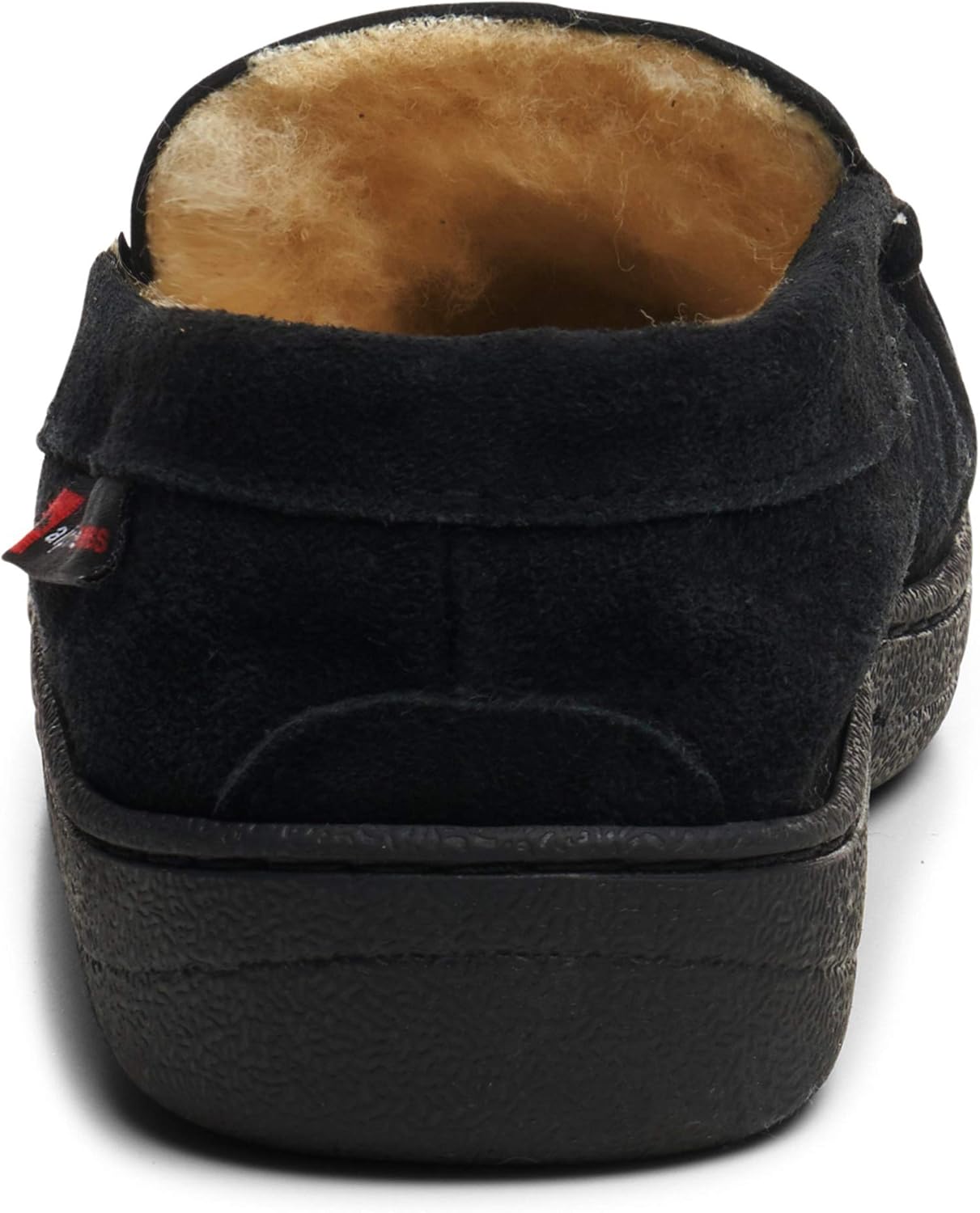  | Alpine Swiss Yukon Mens Genuine Suede Shearling Slip On Moccasin Slippers | Slippers