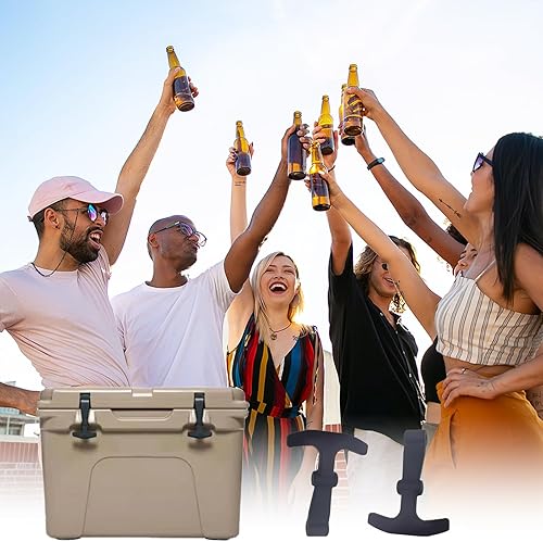 Miniatura 7 de Pestillos de tapa para refrigerador, cierres de tapa de repuesto compatibles con Yeti, RTIC y otros refrigeradores relacionados, ayudan a ahorrar