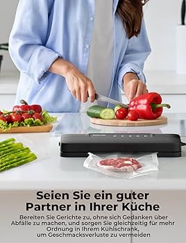 YASHE Vakuumiergerät 5-in-1 - Mit Trocken/Feucht Modus Für Sous Vide & Lebensmittel