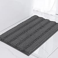 Vista 168 de Turquoize Alfombras de Baño Chenille Peludas Alfombra de Baño Antideslizante Gruesas Alfombras de Baño Peludas para Baño Chenille Juego de Alfombra