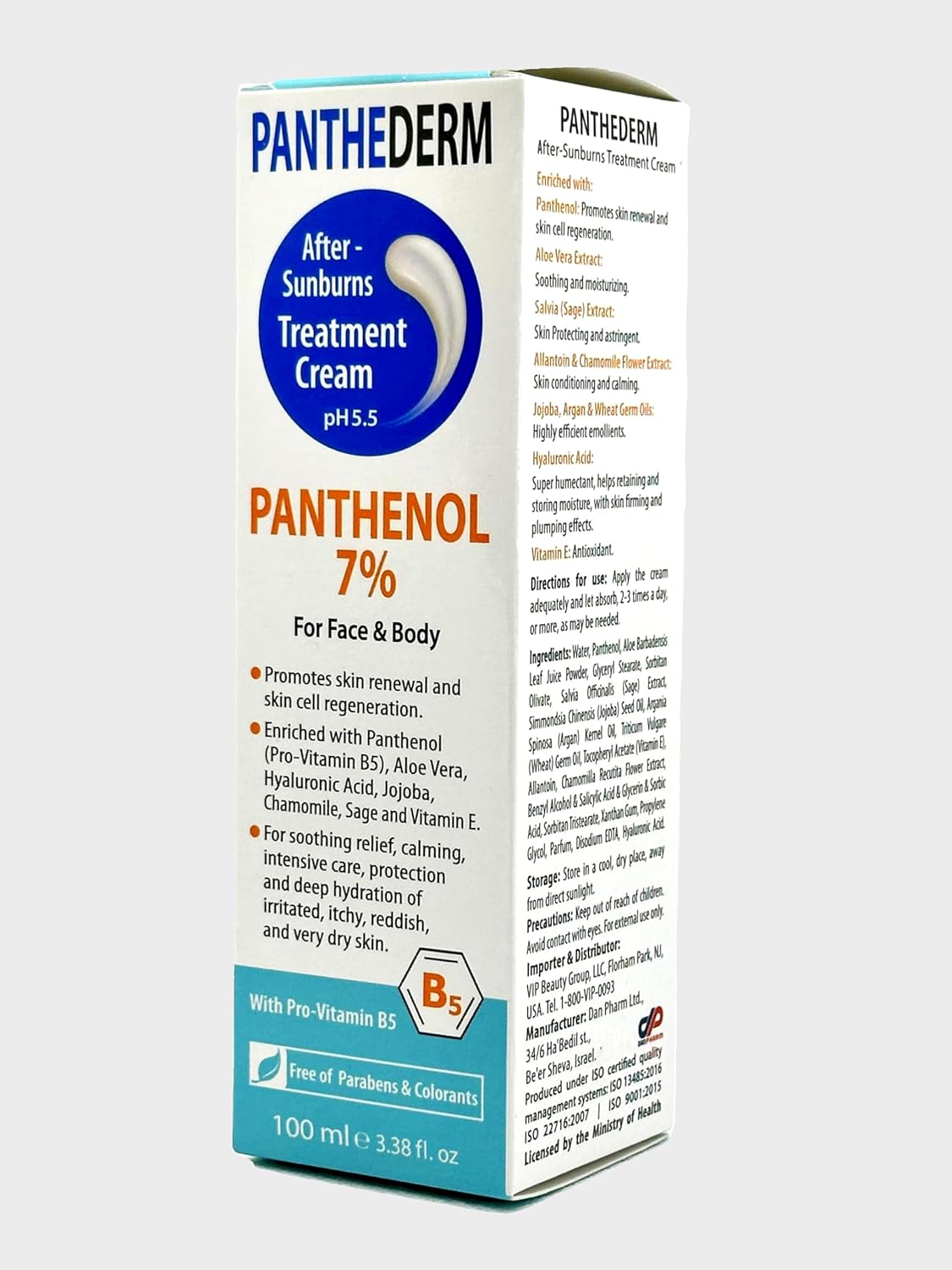Panthederm After-Sunburn Treatment Cream – pH 5.5, Panthenol 7% for Face & Body – Soothing Relief, Calming & Deep Hydration, Promotes Skin Renewal 3.38fl.oz - Image 8