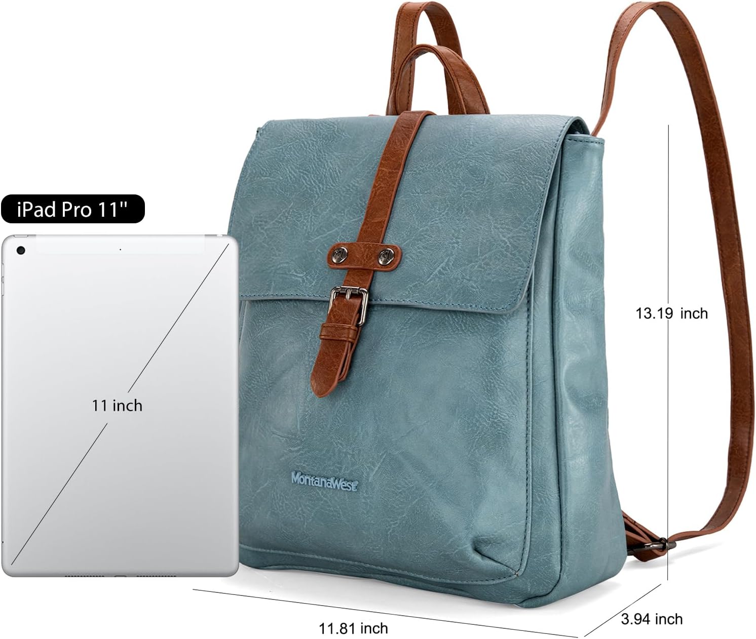 Montana West Small Casual Daypack Backpack Purse for Women Convertible Crossbody Bag for Travel Work - Image 2