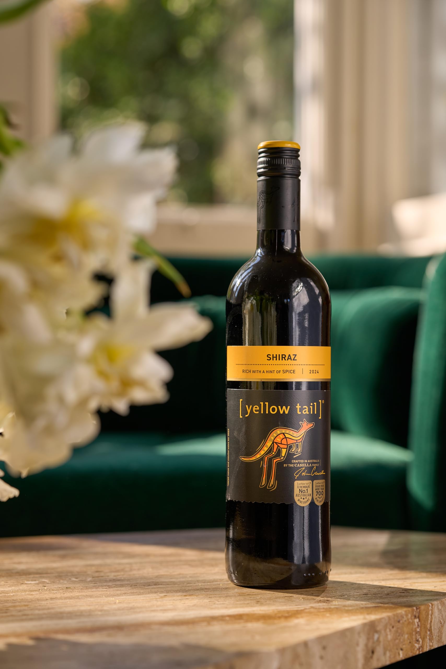 yellow tail Shiraz – Halbtrockener, aromatischer Rotwein aus Australien (6 x 0.75l), 542900-2015, 6 x 0.75 l