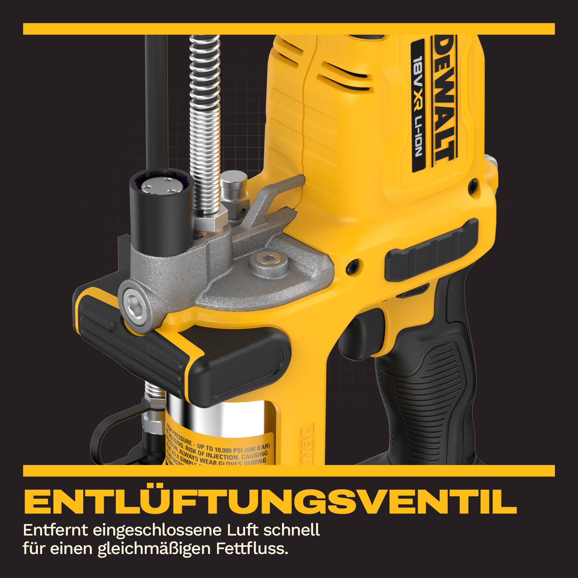 DEWALT DCGG581P1G-QW 18 V XR, 2 prędkości, z akumulatorem 5 Ah, DCGG581P1G-QW