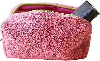 Plush Cosmetic Bag - Travel Makeup Organizer ...