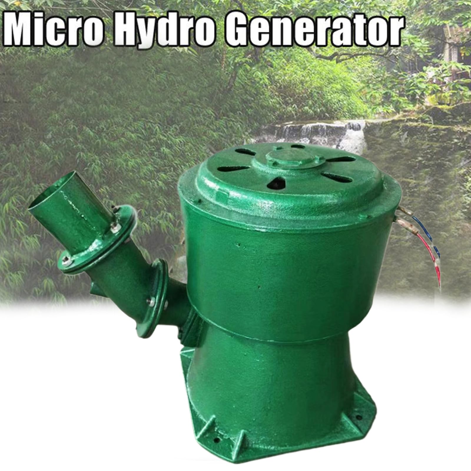 Generatore Micro Idroelettrico Micro 220 V/600 W, Generatore di Turbine A Flusso Idroelettrico Portatile per La Generazione di Energia nei Terreni Agricoli Montuosi