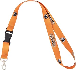 Mercer University Lanyard Bears Car Keys ID Badge Holder Keychain Detachable Breakaway Snap Buckle (Orange)