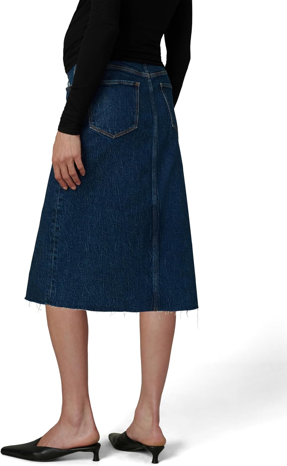 Joe's Womens The Joplin Maternity Denim Knee Length Skirt - Image 3