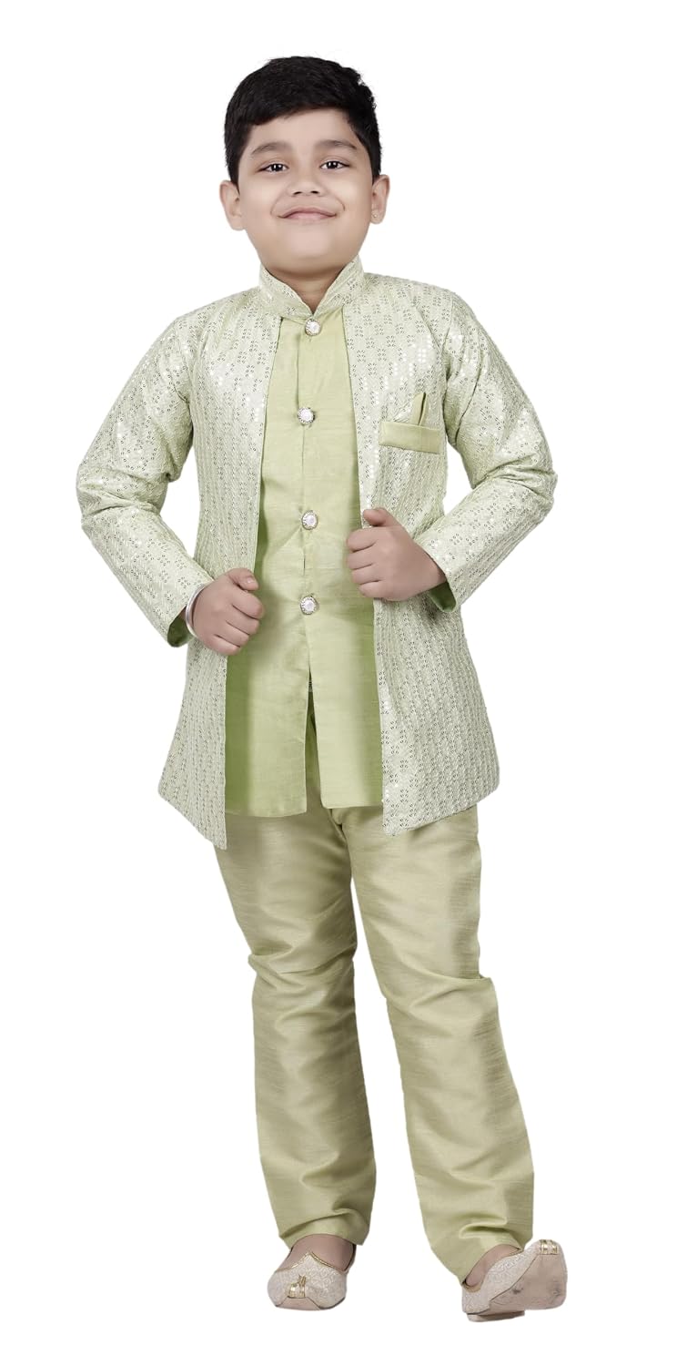 Boys Festive & Party Kurta, Attach Waistcoat and Pyjama Set - Review, Price and Buying Guide