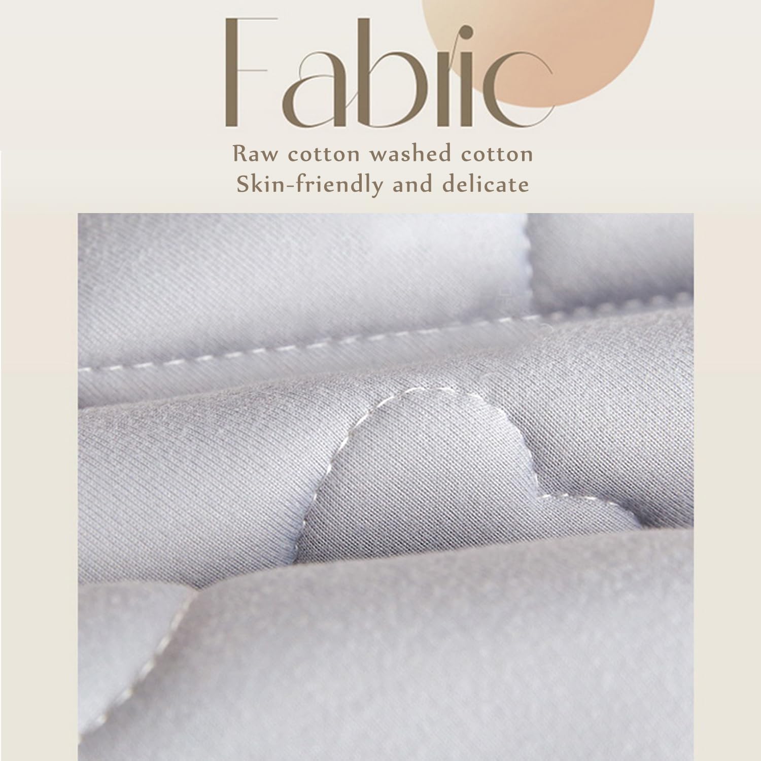 Waterproof Mattress Protector Queen Size with 4 Corner Elastic Band Mattress Cover Thin Dustproof Anti-Slip Bedcover Wash Cotton Mattress Topper Student Dormitory,B/4,100 * 200cm(Twin)