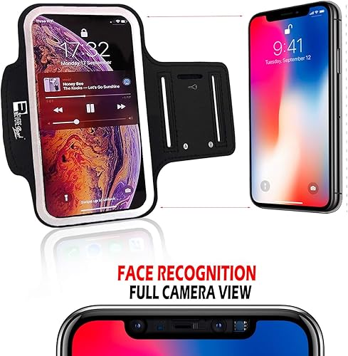 Miniatura 3 de RevereSport Brazalete deportivo para iPhone 11 para correr, para corredores y ejercicios de gimnasio (6.1 pulgadas)