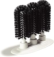 Vista 12 de Carlisle Sparta Limpia vasos triple con mango plástico, 8", Negro, 1