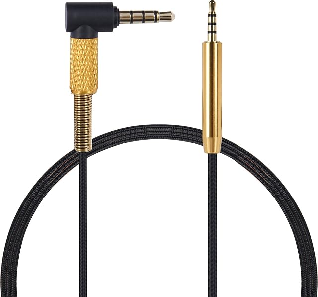 Yizhet Replacement Audio Cable Compatible with Bose QuietComfort 25 35 Q25 Q35 Bose 700 OE2 OE2i Soundlink SoundTrue 3.5mm to 2.5mm Male Lead Aux Cabel with Microphone & Volume Control for iOS Android