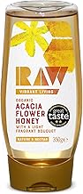 Raw Vibrant Living Organic Acacia Flower Honey, 350g