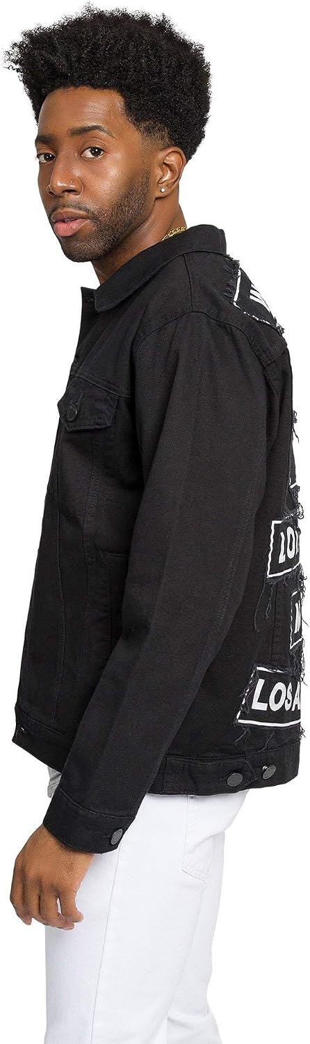 VICTORIOUS Men's Classic Fashion Denim Jean Jackets