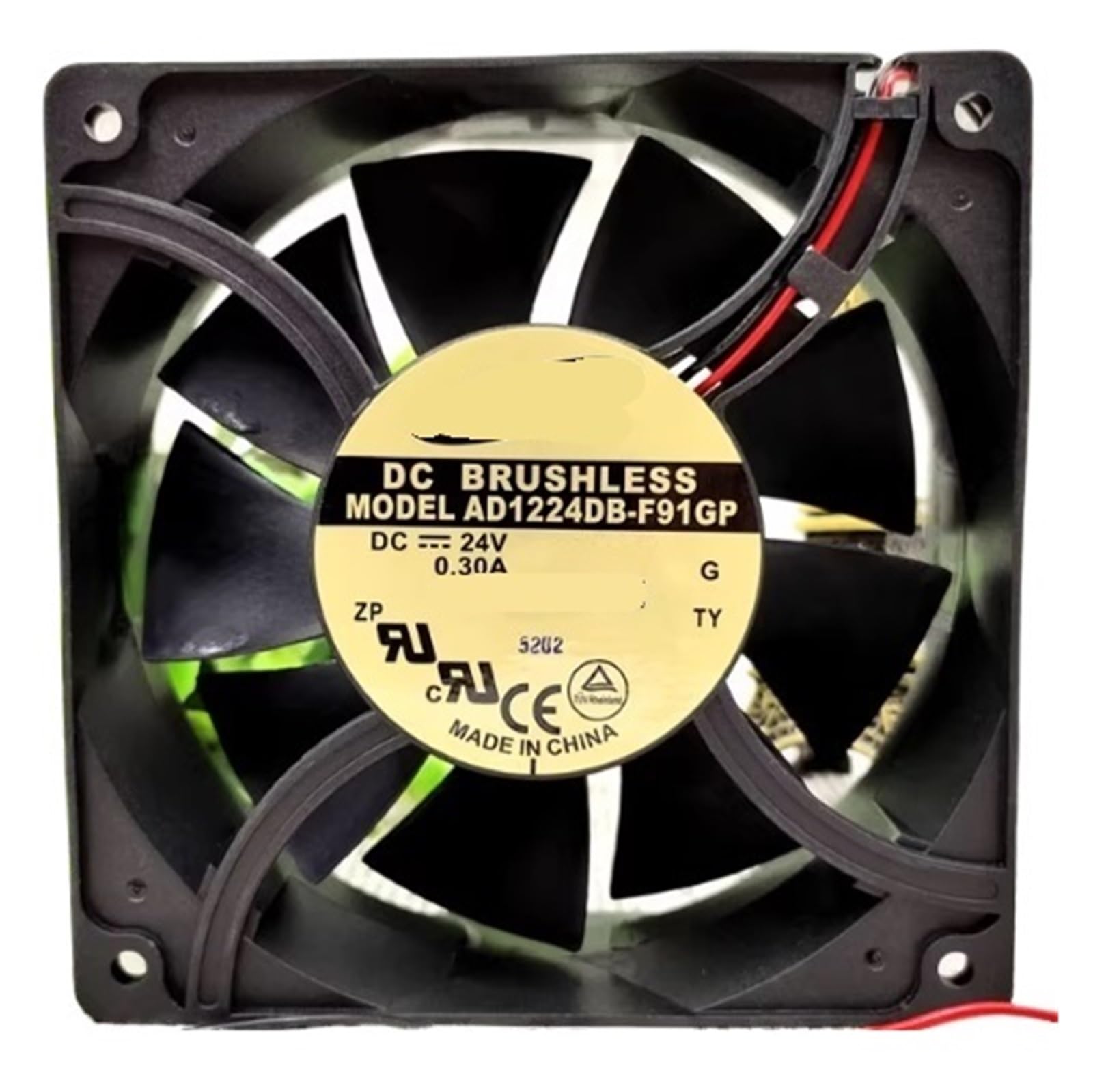 ZBWZXBDJ Fan AD1224DB-F91GP DC24V 0.30A 12038 12CM inverter fan 2 Pin