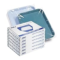 Vista 11 de JMU 500 fundas para bandejas dentales, 10.5 x 14 pulgadas, fundas de plástico desechables para bandejas de tamaño B Ritter
