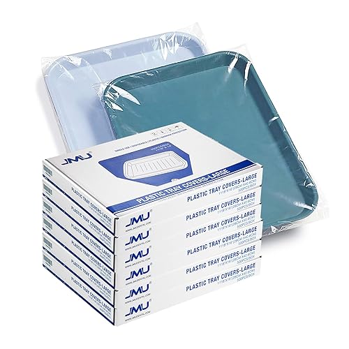 Miniatura 23 de JMU 500 fundas para bandejas dentales, 10.5 x 14 pulgadas, fundas de plástico desechables para bandejas de tamaño B Ritter