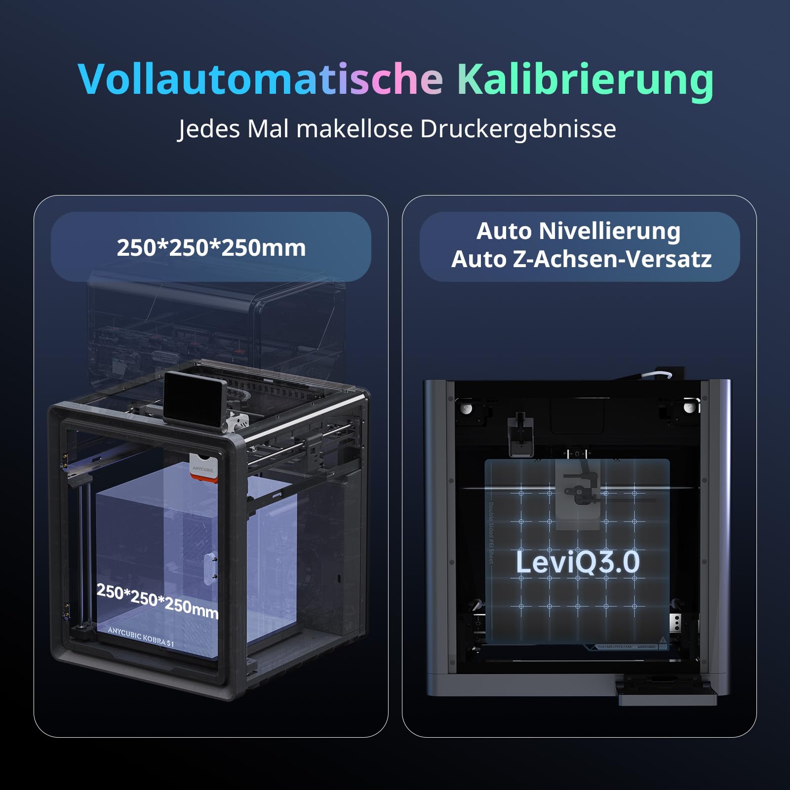 Anycubic Kobra S1 ACE 2 Pro Combo 3D-Drucker, 600 mm/s Hochgeschwindigkeit