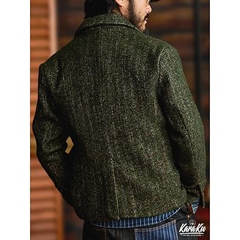OLD KARAKU WORK ウールミックス ツイード テーラード ジャケット 中古・古着通販】OLD WORK KARAKU (カラク) テーラード