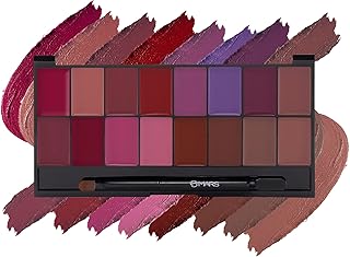 MARS Infinity Lip Palette | Demi Matte | 16 Colors to Infinte Lipstick Colors | Free Spatula cum Applicator (36.0 gm) (02- Price In India