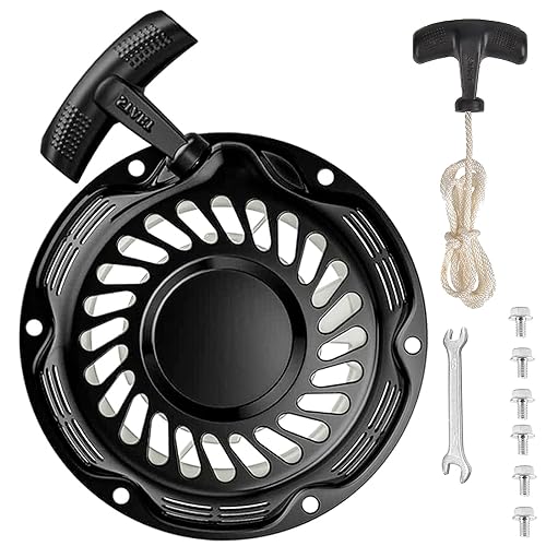 Vista 17 de JMCHstore Conjunto de arranque de retroceso para Coleman KT196 Go Kart B200R CT200U 200cc Mini Bike, Predator 212 Pull Cord Start Honda 6.5HP GX160
