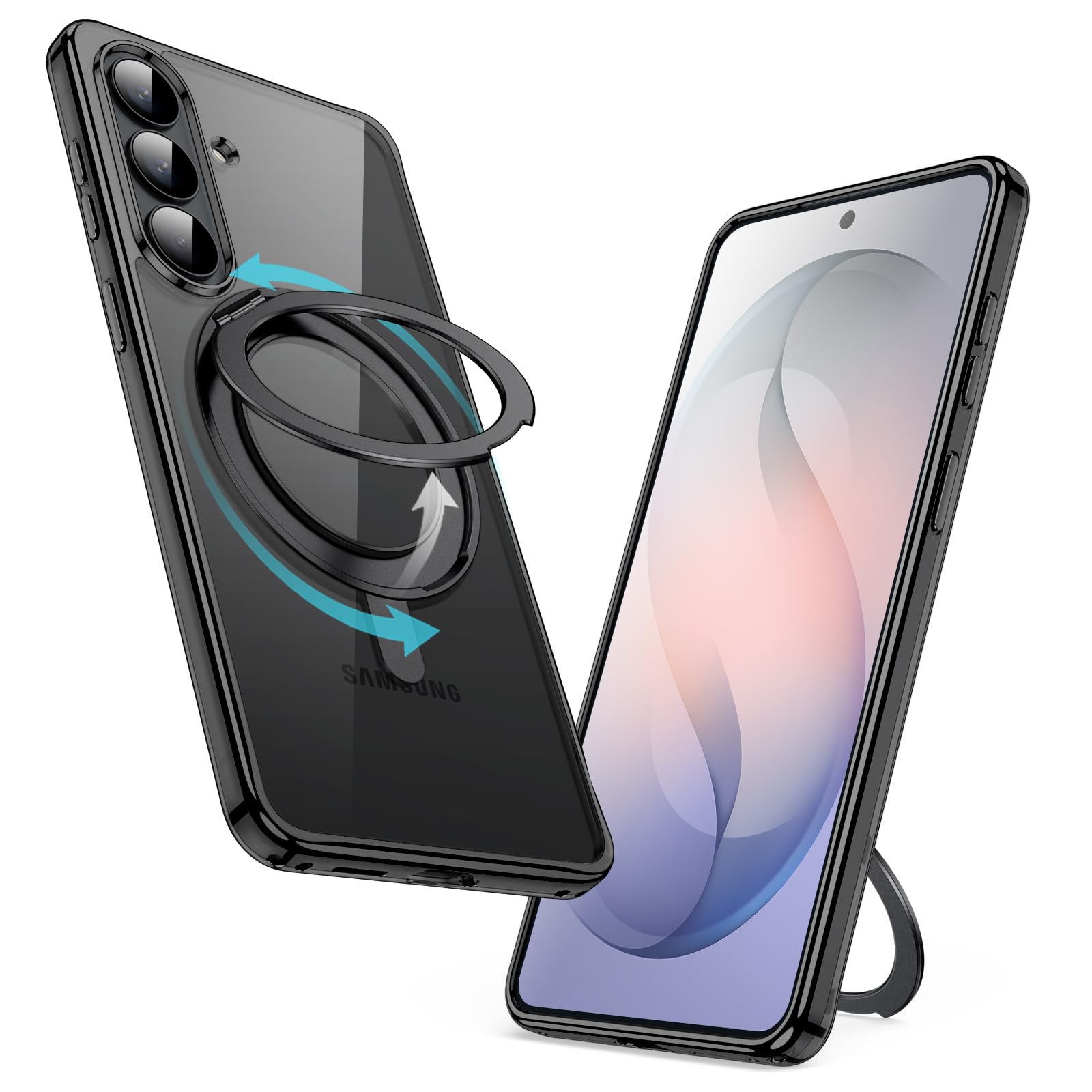 JETech Samsung Galaxy S26 Ultra Ring Stand Case -8