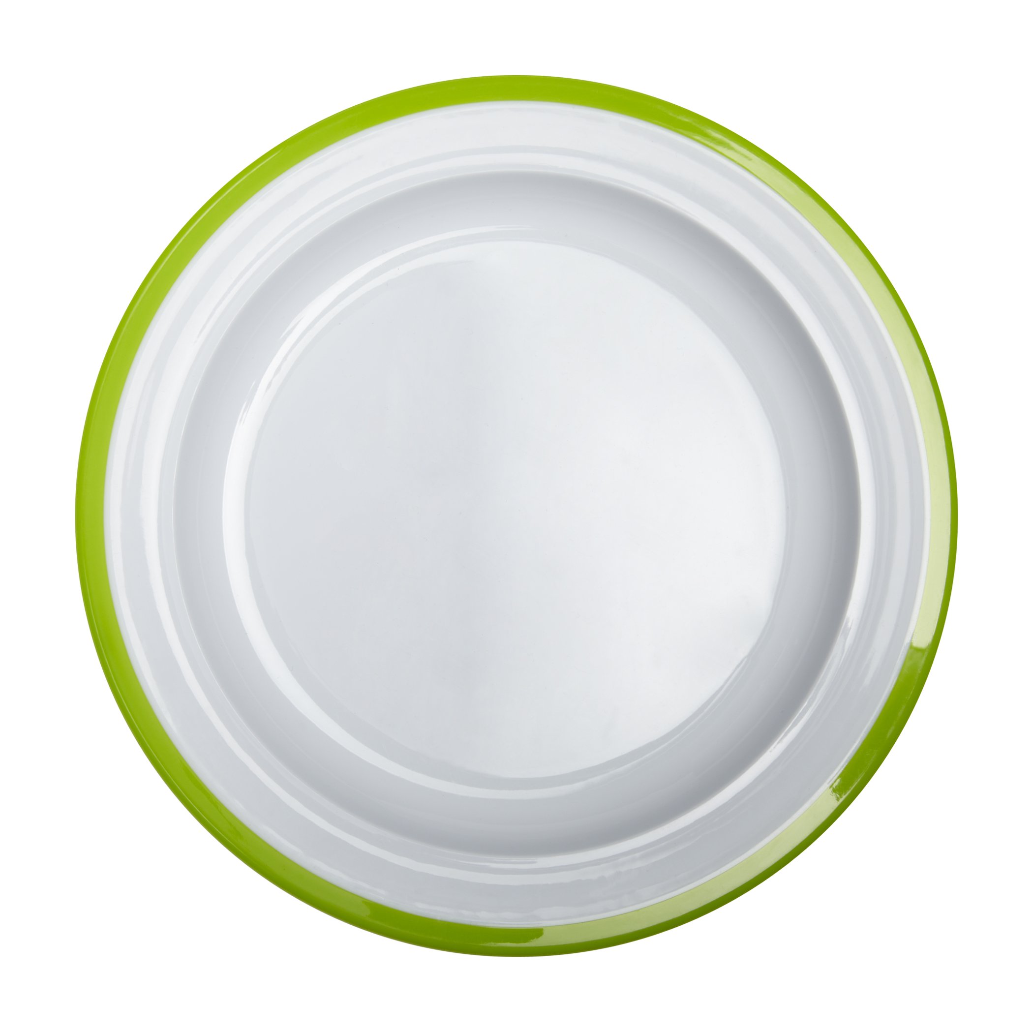 Assiette OXO Tot Big Kids verte pour éviter que les plats des enfants ne glissent