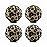 Magicorange 4 PCS Precut Walker Tennis Balls for Furniture Legs and Floor Protection, Heavy Duty Long Lasting Felt Pad Glide Coverings (Leopard Pattern)