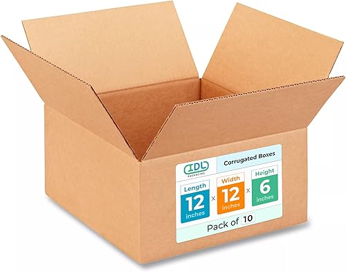 Miniatura 117 de Cajas para envío IDL Packaging - B-1266-5 de cartón corrugado, tamaño pequeño, de 12 pulgadas de largo x 6 pulgadas de ancho x 6 pulgadas de alto