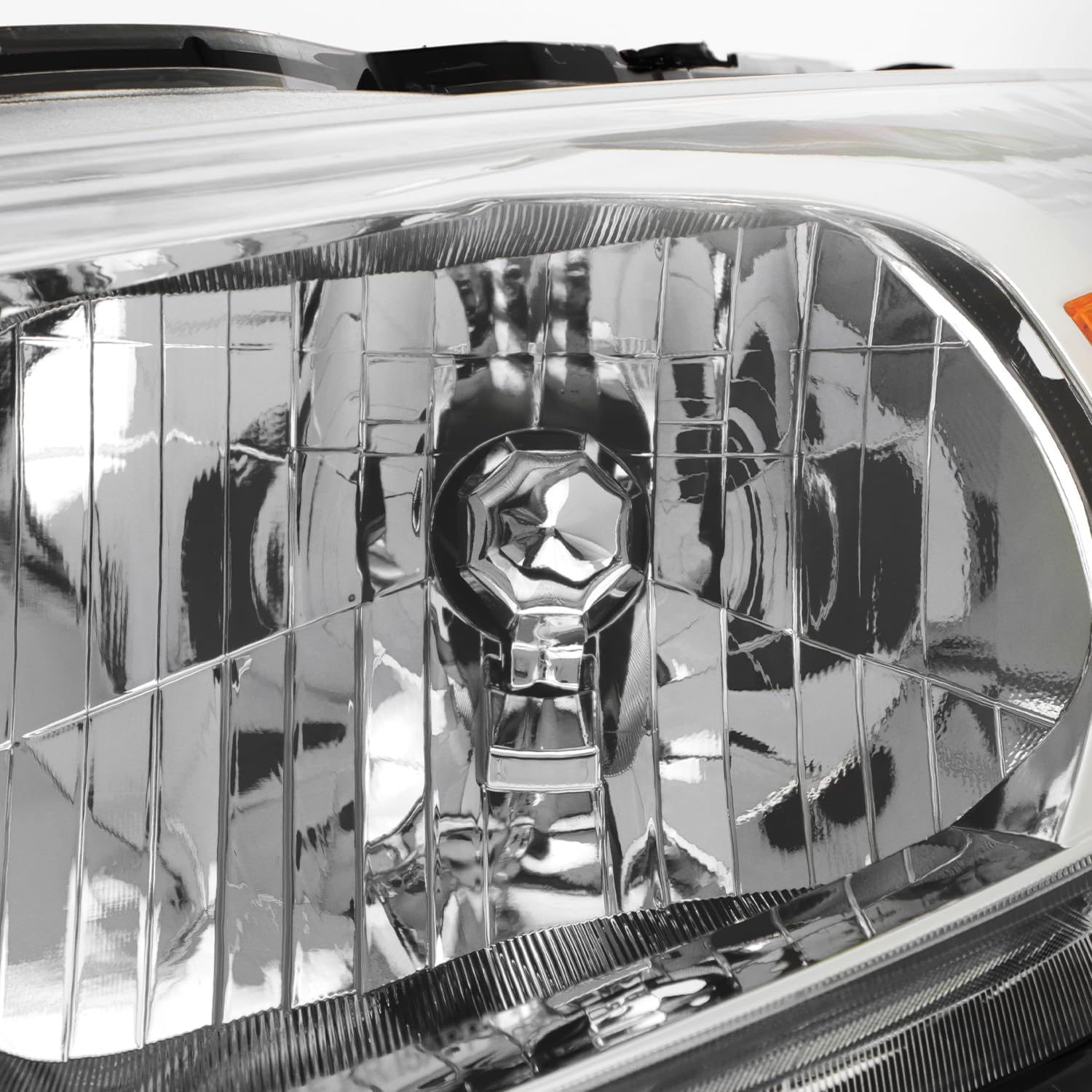 AKKON - Fits 2016 2017 2018 Honda HR-V HRV [Halogen Type] Chrome Headlights Pair Driver+Passenger Replacement
