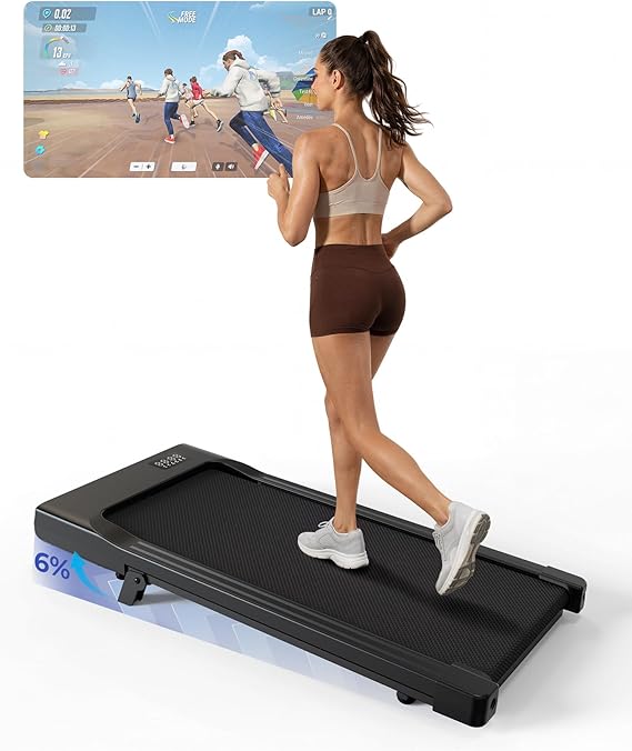 MJWW Walking Pad: Compact Treadmill with Adjustable Incline and Smart Features