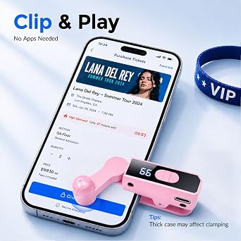 Auto Clicker for iPhone,Wireless Rechargeable Screen Tapper for TikTok