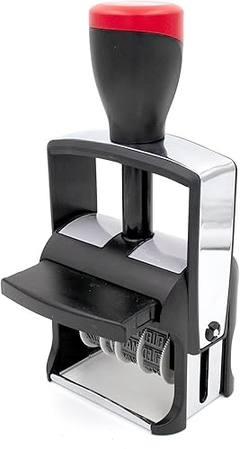 Miniatura 2 de MaxMark Sello de frase de fecha resistente 2024, tamaño de fecha grande, banda exclusiva de 12 años, tinta azul