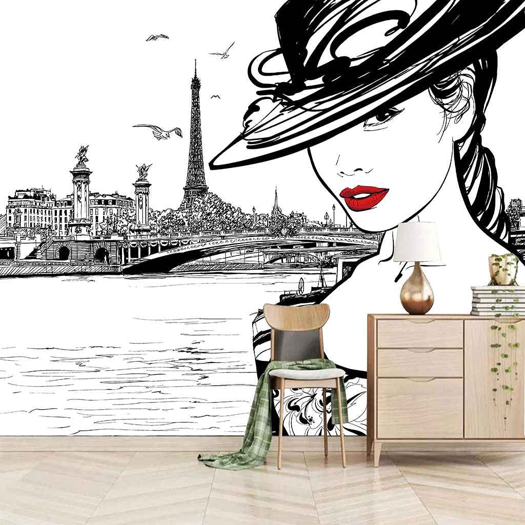 Papier Peint Photo 3D de mode pour sublimer un salon moderne 400x280 cm